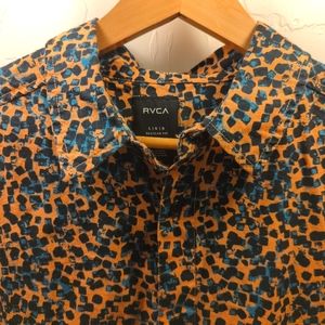 RVCA Mens Button Up Lrg.
